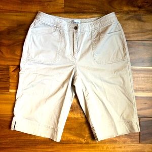 Chico’s tan shorts
